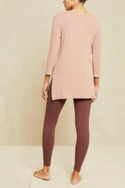 Celine 3/4 Sleeve Dream Rib Tee - Quartz -AGOLDE || CITIZENS OF HUMANITY Sales 211013 AV October ECOMM 0069CelineQuartzDreamRib 8360 web d6465964 1df8 4462 a1bc 672838563cae