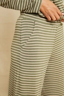 Lark Dream Knit Pajama Pants - Vine And Rose -AGOLDE || CITIZENS OF HUMANITY Sales 211013 AV October ECOMM 0236LarkPJBottomAmsterdamStripeVineRose 6004 web f8bd6646 45a3 42e2 810a a4eb9b3745c5