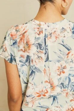 Renata Washable Silk Blouse - Paulette Floral -AGOLDE || CITIZENS OF HUMANITY Sales 211013 AV October ECOMM 1068RenataWashableSilkPaulettePrint 9560 web 004f3f97 577d 4271 ad5a 3dbee39de2ed