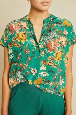 Renata Washable Silk Blouse - Rosalind Floral -AGOLDE || CITIZENS OF HUMANITY Sales 211013 AV October ECOMM 1068RenataWashableSilkRosalindFloral 7971 web 949c4421 f172 43a5 ac13 3664efee8169