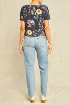 Willa Washable Silk Blouse - Provence Floral -AGOLDE || CITIZENS OF HUMANITY Sales 2664 Willa Provence 1089 web 52174777 ce2a 4f4e 9e45 08b2ba26466f