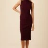 Lux Paris Rib Midi Dress - Plum -AGOLDE || CITIZENS OF HUMANITY Sales 3002R1 SL Lux Plum 1