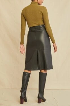Deadwood Lara Skirt - Black -AGOLDE || CITIZENS OF HUMANITY Sales 3RDPA6002BLK Lara Skirt Black 3714 web