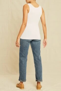 Iris Dream Knit Tank - Black - ReAmour 12 Iris Dream Knit Tank - Black - ReAmour -AGOLDE || CITIZENS OF HUMANITY Sales 4012IrisScoopNeckTankWhite 2979 web 3fb21337 7d3e 414d 96e7 341661521f7f