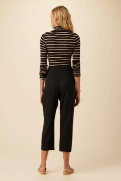 Anissa TENCEL™ Twill Pant - Black -AGOLDE || CITIZENS OF HUMANITY Sales 4104R1 Anissa Tencel Twill Black 3