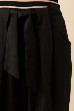 Anissa TENCEL™ Twill Pant - Black -AGOLDE || CITIZENS OF HUMANITY Sales 4104R1 Anissa Tencel Twill Black 5