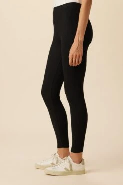 Magda Paris Rib Leggings - Black -AGOLDE || CITIZENS OF HUMANITY Sales 4700 Magda Legging Black 2