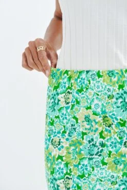 Yuma Viscose Skirt -AGOLDE || CITIZENS OF HUMANITY Sales 6089 Yuma Naples Floral 1624 web
