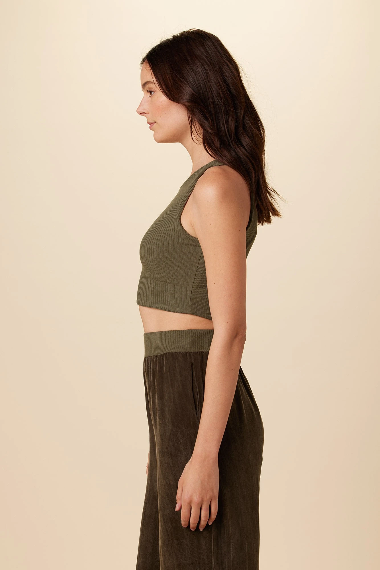 Katrina Paris Rib Tank - Calla Green 4 Katrina Paris Rib Tank - Calla Green - Image 2