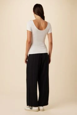 Jenna Reverie Knit Tee - White -AGOLDE || CITIZENS OF HUMANITY Sales 7028 Jenna White 3