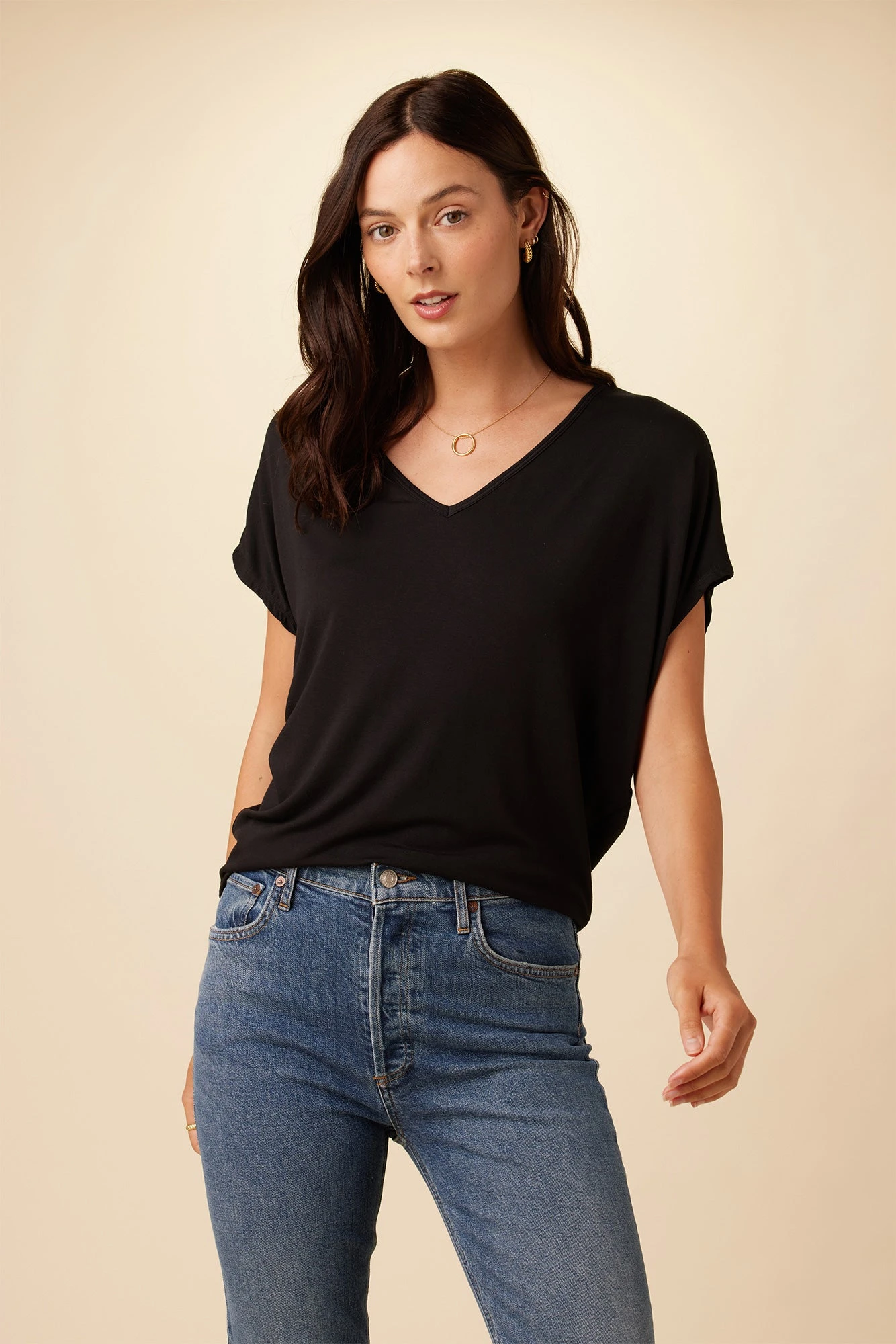 Mayr Dream Knit Tee - Black 3 Mayr Dream Knit Tee - Black