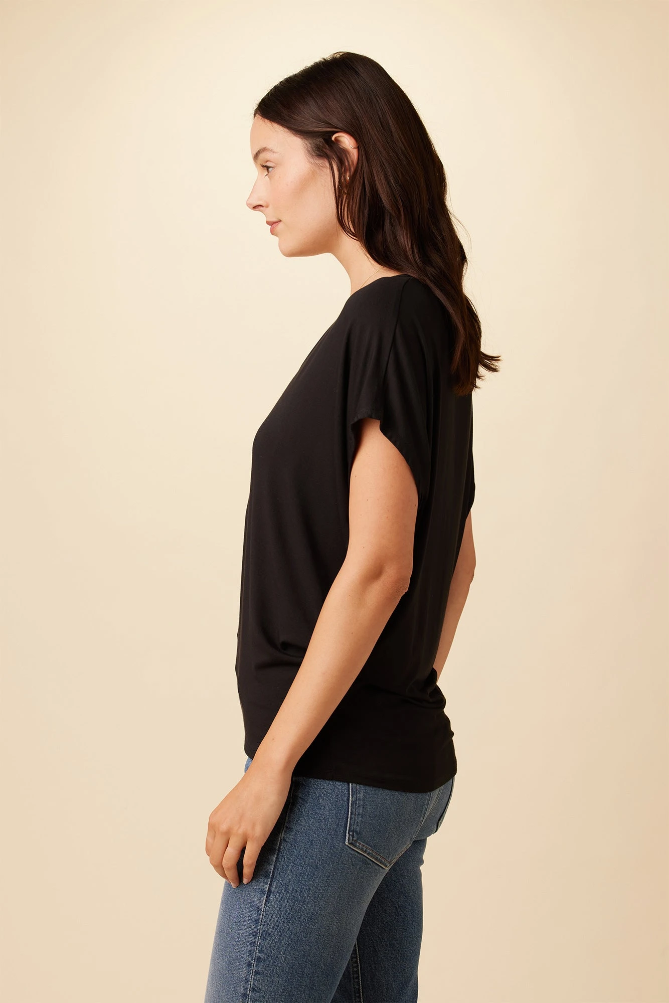 Mayr Dream Knit Tee - Black 4 Mayr Dream Knit Tee - Black - Image 2