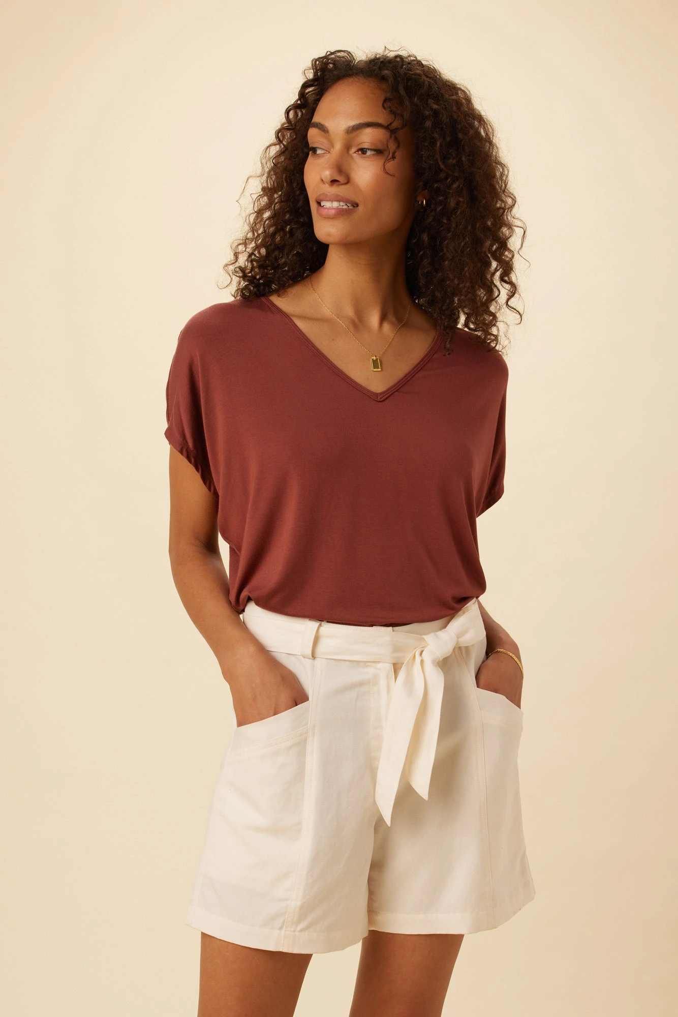 Mayr Dream Knit Tee - Earth 3 Mayr Dream Knit Tee - Earth