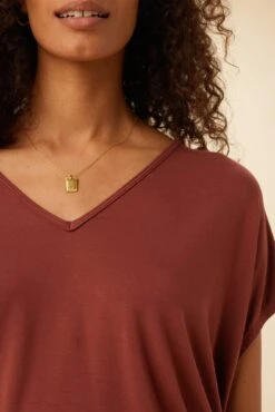 Mayr Dream Knit Tee - Earth 9 Mayr Dream Knit Tee - Earth -AGOLDE || CITIZENS OF HUMANITY Sales 7044 Mayr Earth 4