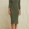 Perry Pointelle Rib Dress - Calla Green -AGOLDE || CITIZENS OF HUMANITY Sales 7549PerryCallaGreen 0203 web 4dca6e16 1b3e 44d0 8de2 adf8e4810565