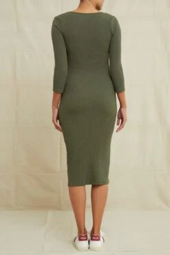 Perry Pointelle Rib Dress - Calla Green -AGOLDE || CITIZENS OF HUMANITY Sales 7549PerryCallaGreen 0261 web d8fb7df1 bf02 4470 9b5f a2386ca75afc