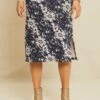 Vindy Sweater Knit Skirt - Lola Floral Blue -AGOLDE || CITIZENS OF HUMANITY Sales 7606 Vindy Sweater Lola Floral 11008 web 1cbd776c 8a21 4104 a867 77773504874e