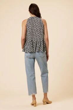 Dahlia Ecovero Blouse - Calico Navy -AGOLDE || CITIZENS OF HUMANITY Sales 7905 Dahlia Calico Navy 3