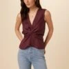 Clemence Tencel Blouse - Sepia -AGOLDE || CITIZENS OF HUMANITY Sales 7906 Clemence Sepia 1