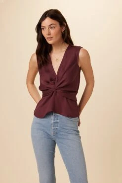 Clemence Tencel Blouse - Sepia