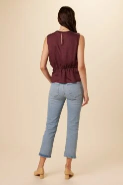 Clemence Tencel Blouse - Sepia 8 Clemence Tencel Blouse - Sepia -AGOLDE || CITIZENS OF HUMANITY Sales 7906 Clemence Sepia 3