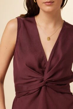 Clemence Tencel Blouse - Sepia 9 Clemence Tencel Blouse - Sepia -AGOLDE || CITIZENS OF HUMANITY Sales 7906 Clemence Sepia 4