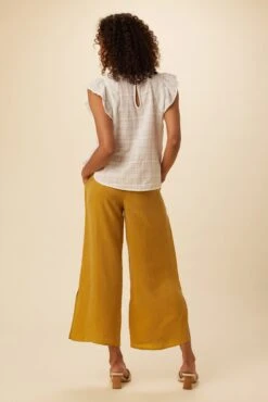 Katia Cotton Gauze Blouse - White -AGOLDE || CITIZENS OF HUMANITY Sales 7908 Katia White 3