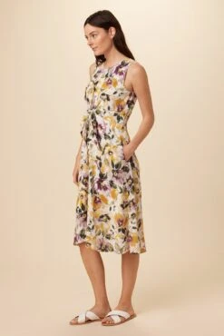 Margot Washable Silk Dress - Isabella Floral -AGOLDE || CITIZENS OF HUMANITY Sales 7910 Margot Silk Isabella Floral 2