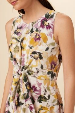 Margot Washable Silk Dress - Isabella Floral -AGOLDE || CITIZENS OF HUMANITY Sales 7910 Margot Silk Isabella Floral 4