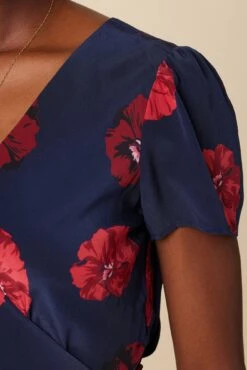 Ellie Washable Silk Dress - Albany Floral -AGOLDE || CITIZENS OF HUMANITY Sales 7912R1 Ellie Albany Floral 4