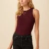 Jillian Dream Rib Tank - Plum - ReAmour -AGOLDE || CITIZENS OF HUMANITY Sales 7928 Jillian Plum 1 4a08cbc0 787e 4c50 8313 36c81fc03697