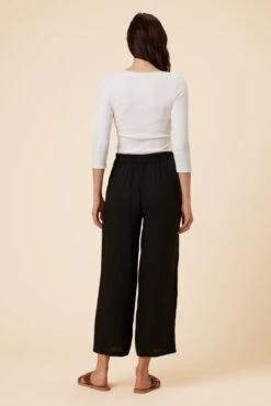Olivia Tencel Pant - Black -AGOLDE || CITIZENS OF HUMANITY Sales 7933 Olivia Black 3
