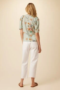 Sylvia Washable Silk Blouse - Cannes Floral 10 Sylvia Washable Silk Blouse - Cannes Floral -AGOLDE || CITIZENS OF HUMANITY Sales 7935 Sylvia Silk Cannes Floral 3