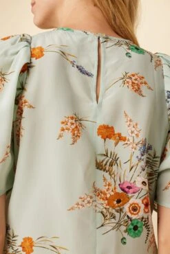 Sylvia Washable Silk Blouse - Cannes Floral 11 Sylvia Washable Silk Blouse - Cannes Floral -AGOLDE || CITIZENS OF HUMANITY Sales 7935 Sylvia Silk Cannes Floral 5