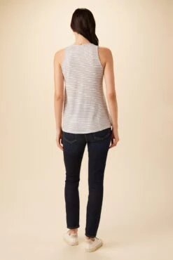 Sadie Tencel Slub Tank - Gigi White Stripe 8 Sadie Tencel Slub Tank - Gigi White Stripe -AGOLDE || CITIZENS OF HUMANITY Sales 7951 Sadie Gigi Stripe White 3