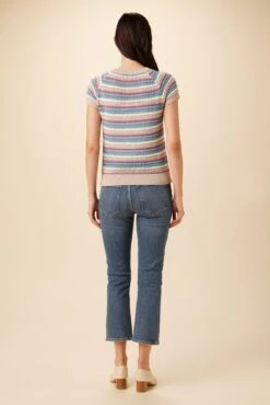 Rosario Sweater Tee - Multi Stripe -AGOLDE || CITIZENS OF HUMANITY Sales 7953 Rosario Multi Stripe 3