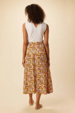 Blaze Ecovero Skirt - Mendocino -AGOLDE || CITIZENS OF HUMANITY Sales 7969 Blaze Viscose Mendocino 3