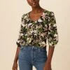 Annika Organic Cotton Blouse - Lily -AGOLDE || CITIZENS OF HUMANITY Sales 7972 Annika Lily 1