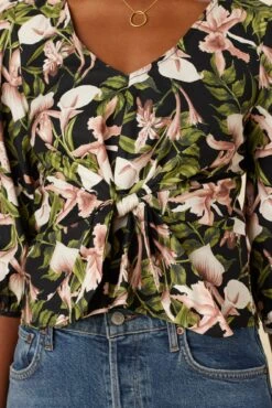 Annika Organic Cotton Blouse - Lily -AGOLDE || CITIZENS OF HUMANITY Sales 7972 Annika Lily 4