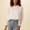 Charlotte Tencel Blouse - White -AGOLDE || CITIZENS OF HUMANITY Sales 7975 Charlotte White 1