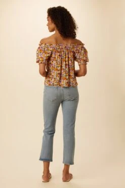 Gjelina Ecovero Blouse - Mendocino -AGOLDE || CITIZENS OF HUMANITY Sales 7980 Gjelina Mendocino 3