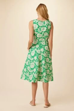 Keira Viscose Midi Dress - Bloomsbury -AGOLDE || CITIZENS OF HUMANITY Sales 7987 Keira Bloomsbury 3