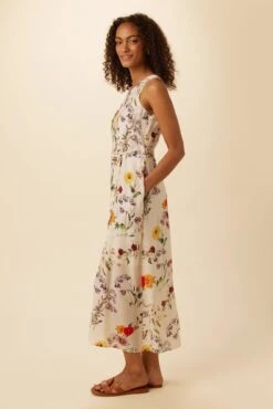 Larsa Washable Silk Dress - Provence Ivory -AGOLDE || CITIZENS OF HUMANITY Sales 7988 Larsa Provence Ivory 2