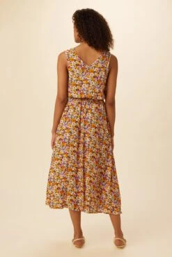 Bette Ecovero Midi Dress - Mendocino -AGOLDE || CITIZENS OF HUMANITY Sales 7991 Bette Mendocino 3