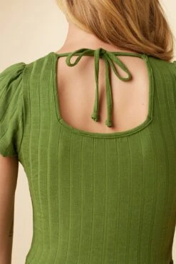 Cleo Provence Rib Dress - Pear 9 Cleo Provence Rib Dress - Pear -AGOLDE || CITIZENS OF HUMANITY Sales 8125 Cleo Pear 4