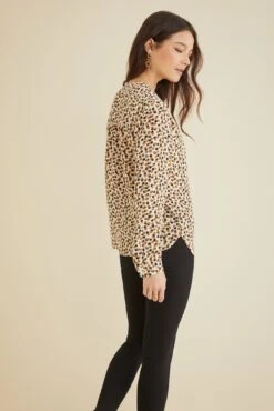Kaya Washable Silk Blouse - Lou Dot -AGOLDE || CITIZENS OF HUMANITY Sales 8509 Kaya Lou Dot 0409 web