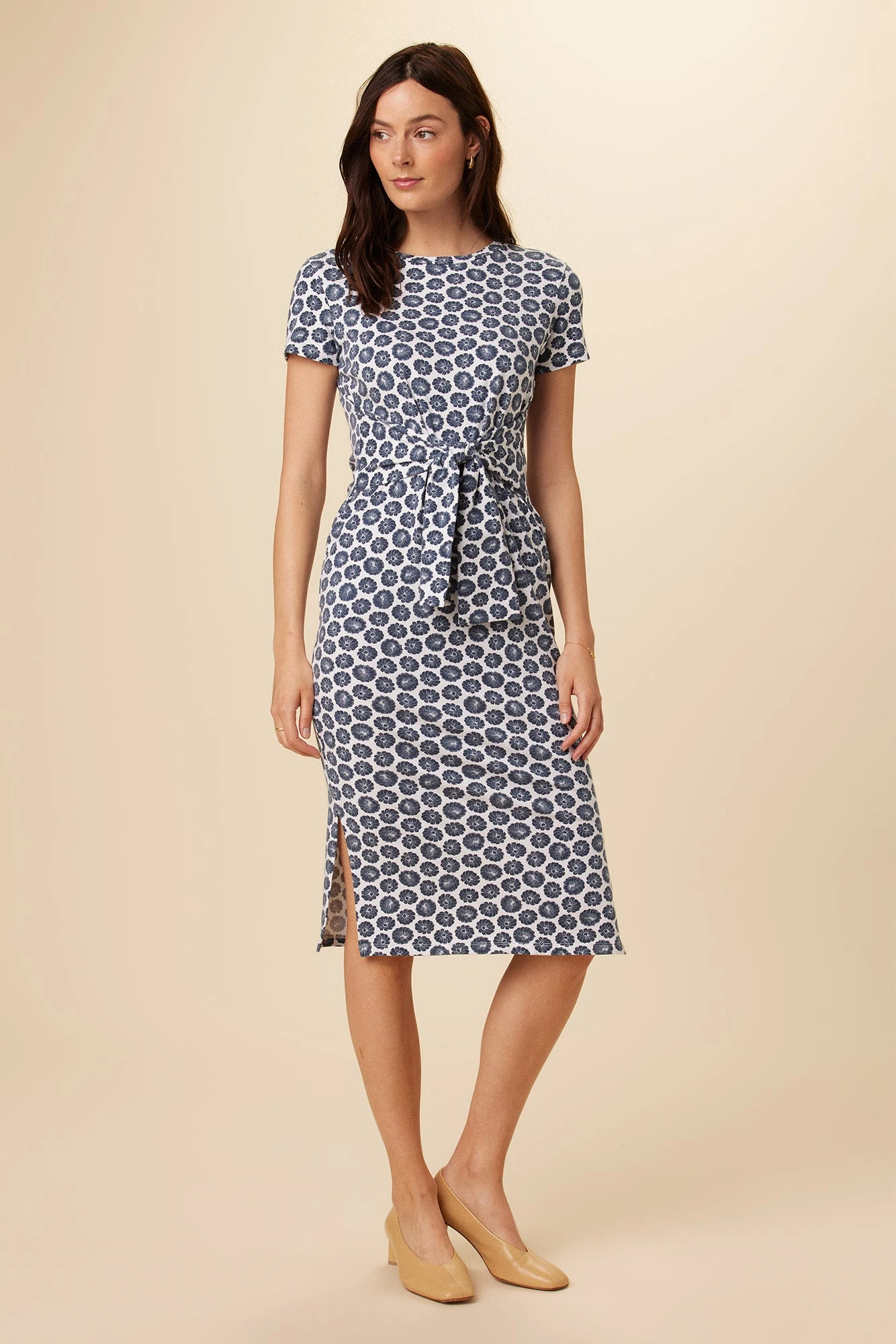 Colombe Reverie Knit Dress - Calico Navy 3 Colombe Reverie Knit Dress - Calico Navy