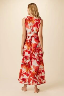 Hanne Washable Silk Maxi Dress - Begonia -AGOLDE || CITIZENS OF HUMANITY Sales 9223 Hanne Begonia 3 b11b1457 3bed 4499 9117 39bb057637eb