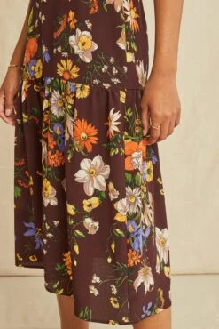 Aubrey Washable Silk Dress - Palermo Print -AGOLDE || CITIZENS OF HUMANITY Sales 9292 Aubrey Palermo Print 3688 web