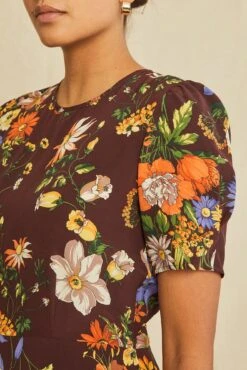 Aubrey Washable Silk Dress - Palermo Print -AGOLDE || CITIZENS OF HUMANITY Sales 9292 Aubrey Palermo Print 3703 web